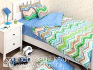 Djecija posteljina ZIGZAG Green - HAPPY kolekcija - Katalog prodavnica - Crna Gora