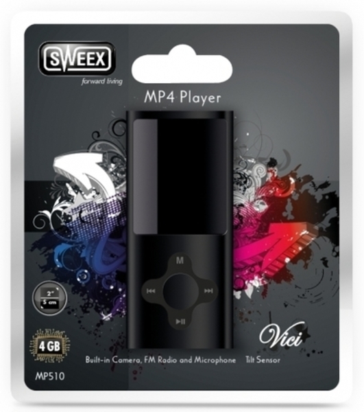 Sweex MP510 Vici Black 4GB - BRALEX - Katalog prodavnica - Crna Gora