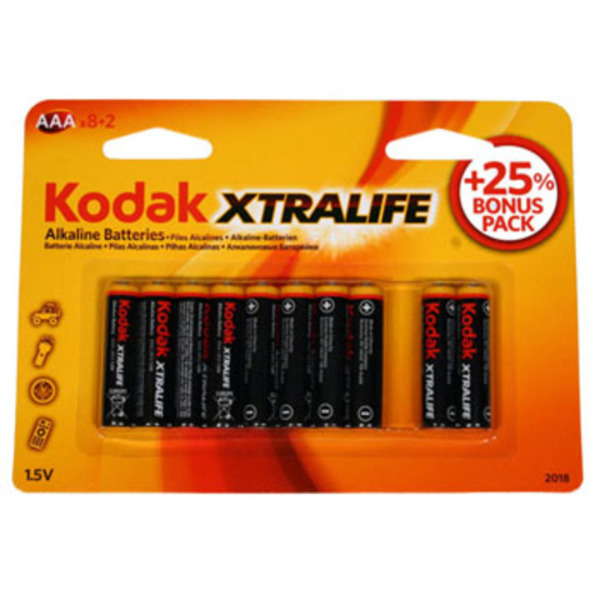 Kodak Extralife alkalne baterije LR03 (AAA) 8+2 - AVAcom - Katalog prodavnica - Crna Gora