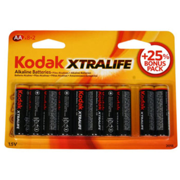 Kodak Extralife alkalne baterije LR6 (AA) 8+2 - AVAcom - Katalog prodavnica - Crna Gora