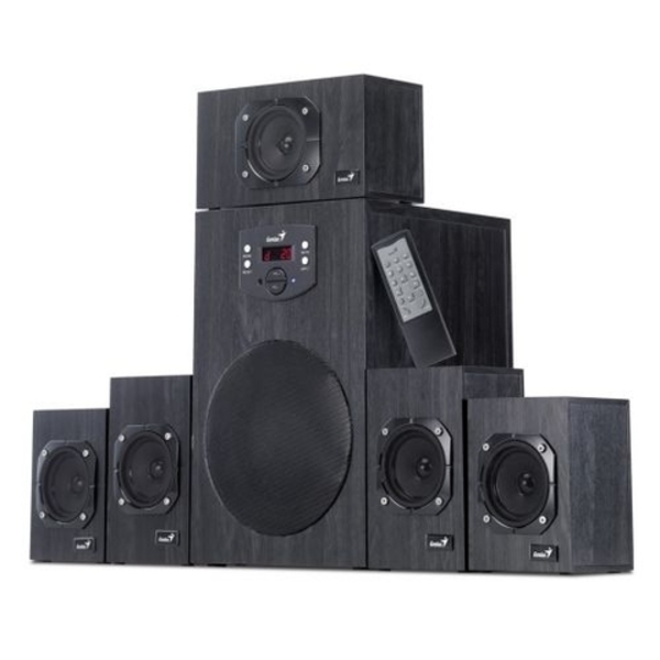 Zvučnici 5.1 Genius SW-HF5.1 4500, (45W+5*16W) Black wood- - WINWIN SHOP - Katalog prodavnica - Crna Gora