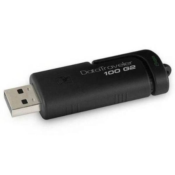 USB Flash Disk 8GB Kingston DT 100G2 Crna USB 2.0, DT100G2/8GB - - WINWIN SHOP - Katalog prodavnica - Crna Gora