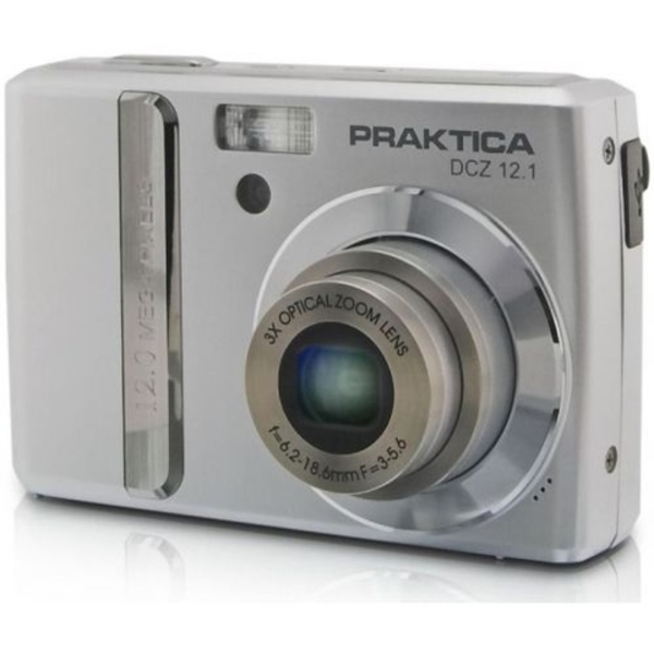 Digitalni foto-aparat PRAKTICA DCZ 12.1 Silver - WINWIN SHOP - Katalog prodavnica - Crna Gora