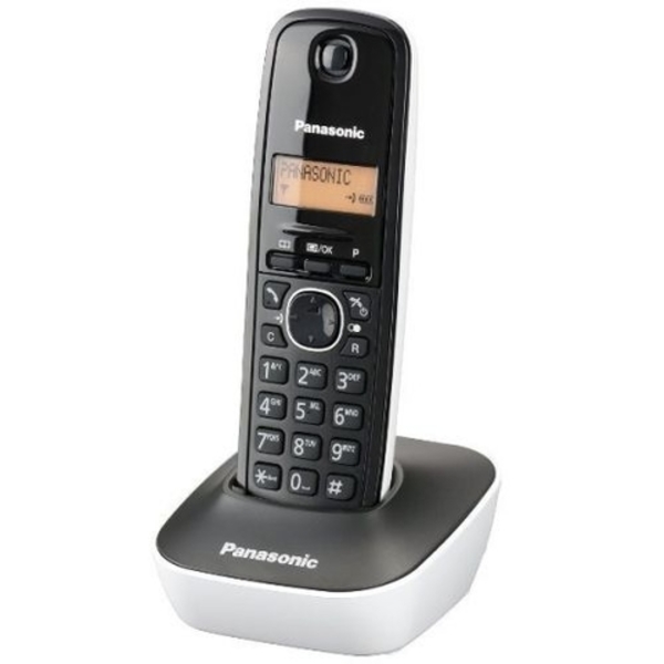 Bežični telefon Panasonic KX-TG1611FXW, crno beli - WINWIN SHOP - Katalog prodavnica - Crna Gora