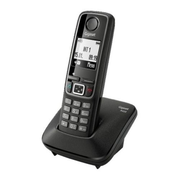 Bežični telefon Gigaset A420, crni - WINWIN SHOP - Katalog prodavnica - Crna Gora