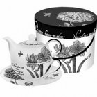TEA ONE BLACK AND WHITE FLORAL | novaknjiga.com - Katalog prodavnica - Crna Gora