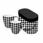 MUG SET GB HOUNDSTOOTH BLACK  | novaknjiga.com - Katalog prodavnica - Crna Gora